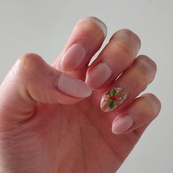 V360 Nail Lounge - Gel Manicure with one nail design - Nail Salons Near Me - Austin, Texas