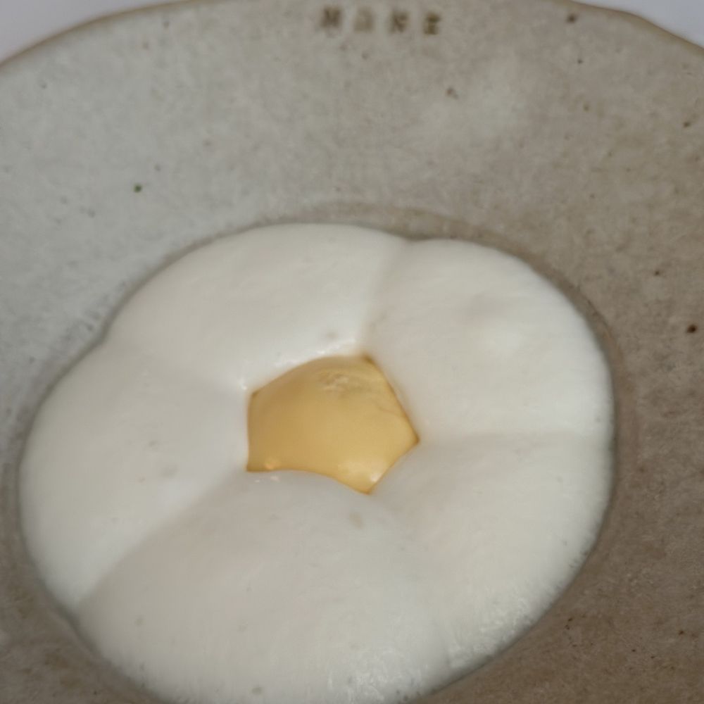 Maní - O Ovo (Sorvete de gemada, espuma de coco, coquinho crocante) - Brazilian Near Me - São Paulo, SP
