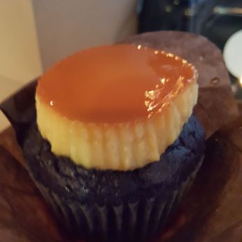 Cafe 86 - Ube flan cupcake - Desserts Near Me - Artesia, California Cafe 86 - Ube flan cupcake - Desserts Near Me - Artesia, California