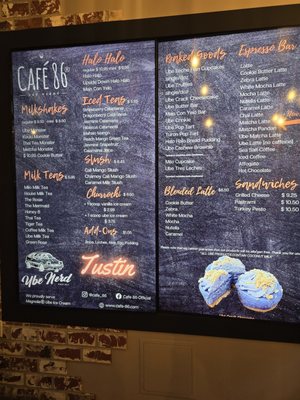 Menu photo 1 Cafe 86 Tustin, CA