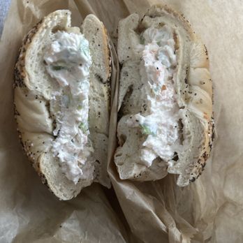 Liberty Bagels - Everything Bagel with Scallion Flavored Lox Spread - Bagels Near Me - Elmhurst, New York Liberty Bagels - Everything Bagel with Scallion Flavored Lox Spread - Bagels Near Me - Elmhurst, New York