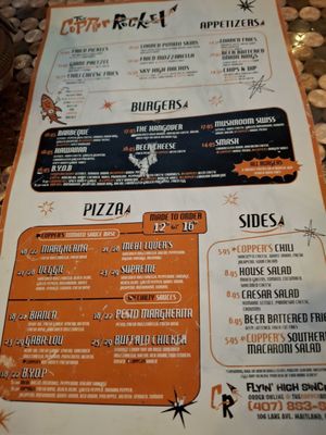 Menu photo 2 The Copper Rocket Maitland, FL