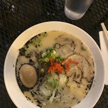 Ryujin Ramen - Black Tonkatsu - So filling and couldn't finish! Delic broth as always :) - Ramen Near Me - Sacramento, California