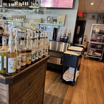 Pour Mike's Coffee House - Many syrups to make the drinks - Coffee & Tea Near Me - Saint Johns, Florida Pour Mike's Coffee House - Many syrups to make the drinks - Coffee & Tea Near Me - Saint Johns, Florida