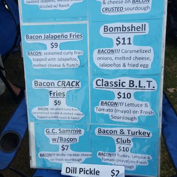 Blondie's Bacon Creations - 11/12/16: menu - Food Trucks Near Me - Las Vegas, Nevada Blondie's Bacon Creations - 11/12/16: menu - Food Trucks Near Me - Las Vegas, Nevada
