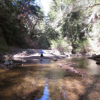 San Mateo County Memorial Park - Crossing the creek (March 2014) - Parks Near Me - Loma Mar, California San Mateo County Memorial Park - Crossing the creek (March 2014) - Parks Near Me - Loma Mar, California