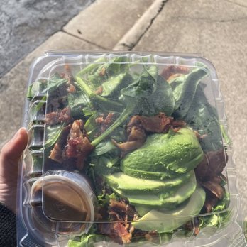 Tru - Spinach salad + bacon + avocado + Asian Toasted Sesame - Delis Near Me - Chapel Hill, North Carolina Tru - Spinach salad + bacon + avocado + Asian Toasted Sesame - Delis Near Me - Chapel Hill, North Carolina