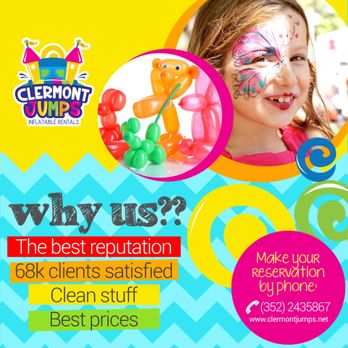 Clermont Jumps - Face Painting Near Me Clermont Jumps - Face Painting Near Me