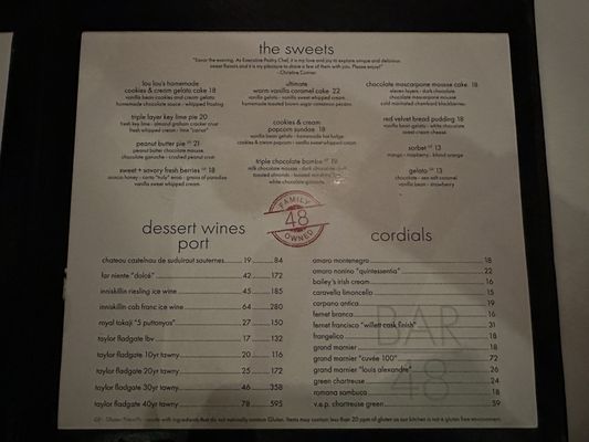 Menu photo 1 Steak 48 Del Mar Del Mar, CA Menu photo 1 Steak 48 Del Mar Del Mar, CA