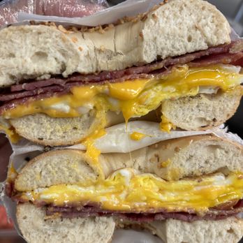 Calvert Manor Bagels - Bacon, egg & cheese bagel - Bagels Near Me - Massapequa , New York Calvert Manor Bagels - Bacon, egg & cheese bagel - Bagels Near Me - Massapequa , New York