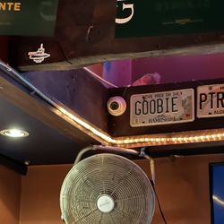 McKinley's Pub - I spy with my eye a boat sticker.... and license plates and other cool memorabilia