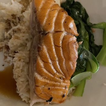 Spaghettini - Caramelized Salmon - Italian Near Me - Seal Beach, California
