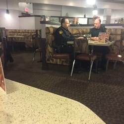 Dinner time for the cops