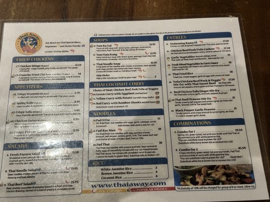 Menu photo 2 Thai Away Home Vancouver, BC Menu photo 2 Thai Away Home Vancouver, BC