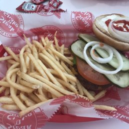 Double w/ fries Double w/ fries