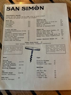 Menu photo 2 San Simon Bend, OR