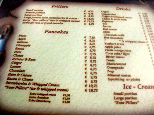 Menu photo 8 De Vier Pilaren Amsterdam, NH Menu photo 8 De Vier Pilaren Amsterdam, NH