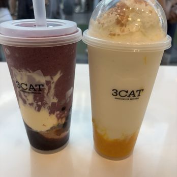 3CAT Handcrafted Beverage - Cheese berry and mochi mango - Juice Bars & Smoothies Near Me - Tustin, California