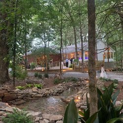 Wynnewood - Our waterfall location behind venue and the Odell cottage