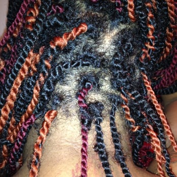 Bili's Hair Braiding - poor parting, not enough synthetic hair used, bulging natural hair and lots of slippage from scalp - Hair Extensions Near Me - Everett, Washington Bili's Hair Braiding - poor parting, not enough synthetic hair used, bulging natural hair and lots of slippage from scalp - Hair Extensions Near Me - Everett, Washington