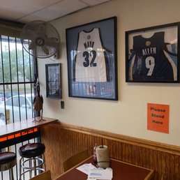 the interior of the restaurant