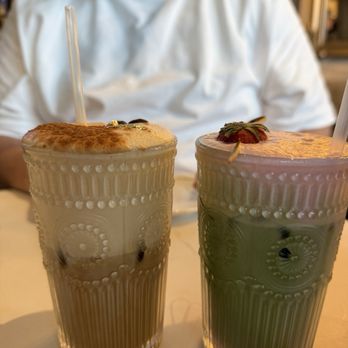 Glimmer Cafe - Tiramisu latte and matcha latte - Cafes Near Me - Delray Beach, Florida Glimmer Cafe - Tiramisu latte and matcha latte - Cafes Near Me - Delray Beach, Florida