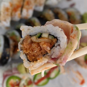 Sakebomb - Hamachi Lover roll - Sushi Bars Near Me - Sunnyvale, California Sakebomb - Hamachi Lover roll - Sushi Bars Near Me - Sunnyvale, California