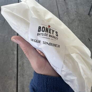 Boney's Bayside Market - Veggie Sandwich Packaging - Grocery Near Me - Coronado, California