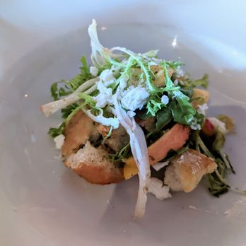 Gusto Italian Kitchen & Wine Bar - Peach panzanella - Italian Near Me - Austin, Texas Gusto Italian Kitchen & Wine Bar - Peach panzanella - Italian Near Me - Austin, Texas