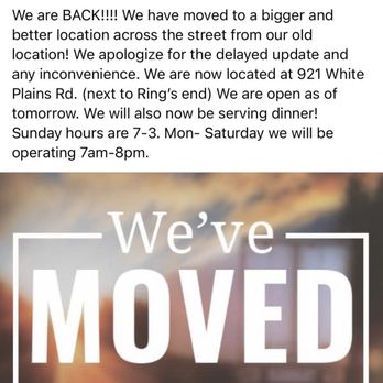 Trumbull Cafe & Grill - Announcement of new location - Cafes Near Me - Trumbull, Connecticut
