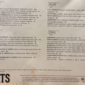 Old Town Tap - March 2026 - Pizza Near Me - Truckee, California