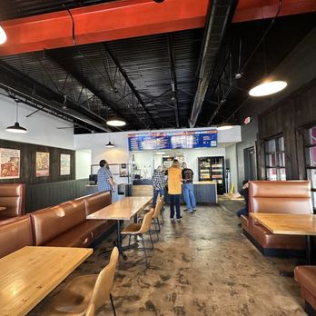 Burgers vs Tacos - The inside of the restaurant. - Burgers Near Me - San Antonio, Texas