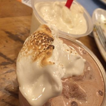 Bareburger - Montclair - Chocolate and Vanilllla Peanut Butter Shakes (minis for an event) - Burgers Near Me - Montclair, New Jersey