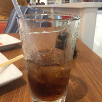 Umaizushi - Very flat glass of Coke served in a broken cup. - Sushi Bars Near Me - Atlanta, Georgia Umaizushi - Very flat glass of Coke served in a broken cup. - Sushi Bars Near Me - Atlanta, Georgia
