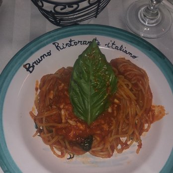 Bruno Ristorante - Spaghetti with Lobster Sauce - Italian Near Me - Howard Beach, New York