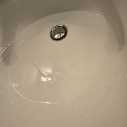 Bathroom sink (slow drainage)