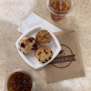 Brick & Bell Cafe - iced Americano, Iced Tea, Mini Scones - Coffee & Tea Near Me - La Jolla, California Brick & Bell Cafe - iced Americano, Iced Tea, Mini Scones - Coffee & Tea Near Me - La Jolla, California