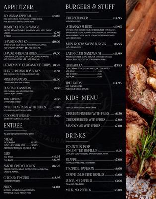 Menu photo 2 Johanna's Bistro Coshocton, OH Menu photo 2 Johanna's Bistro Coshocton, OH