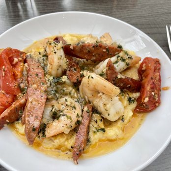 Back Bistro - Shrimp and Prawn & Polenta - New American Near Me - Folsom, California Back Bistro - Shrimp and Prawn & Polenta - New American Near Me - Folsom, California