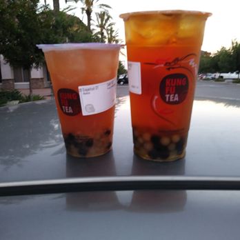 Kung Fu Tea - Med $4.00. Lg $4.25. Boba $0.50 extra. - Bubble Tea Near Me - Rancho Cucamonga, California