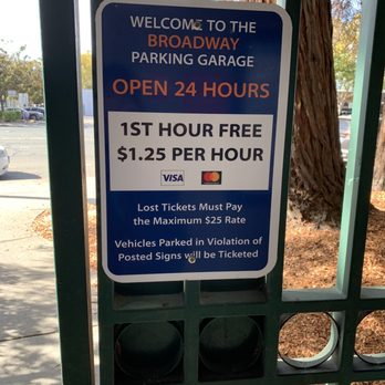 Broadway Parking Garage - First hour is free! - Parking Near Me - Walnut Creek, California Broadway Parking Garage - First hour is free! - Parking Near Me - Walnut Creek, California