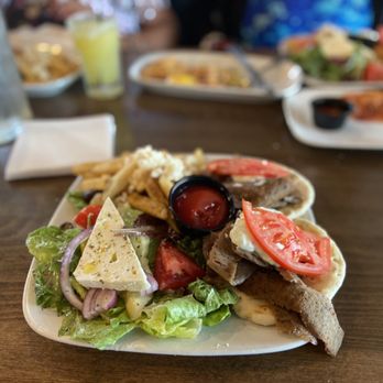 Acropolis Greek Taverna - Gyro Platter: lamb, salad, fries - Mediterranean Near Me - Tampa, Florida Acropolis Greek Taverna - Gyro Platter: lamb, salad, fries - Mediterranean Near Me - Tampa, Florida
