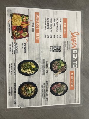 Menu photo 6 Saigon Bento Bakersfield, CA