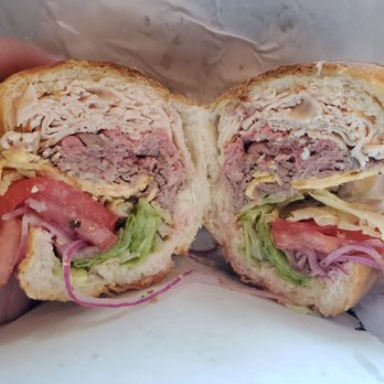 Chatham Sandwich Shop - Turkey, Roast Beef, & Cheese Sub (Inside) - Sandwiches Near Me - Chatham, New Jersey