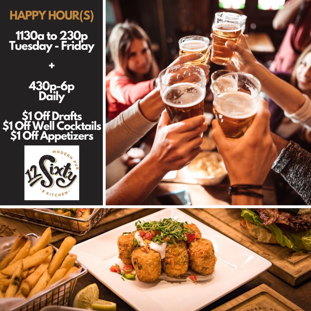 Social spots from 12 Sixty Modern Pub & Kitchen