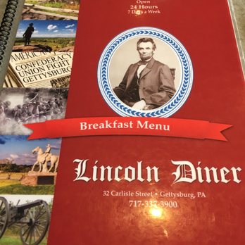 Lincoln Diner - Lincoln menu - Diners Near Me - Gettysburg, Pennsylvania Lincoln Diner - Lincoln menu - Diners Near Me - Gettysburg, Pennsylvania