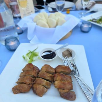 Le's Kitchen Catering - Peking Duck - Duck breast confit with Peking Duck finishings and duck pate. Default is "Peking Chicken" but upgrade to duck was free - Caterers Near Me