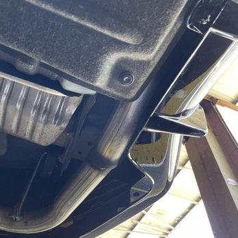 Mike's Muffler - Tight bends to wrap around spare tire - Auto Repair Near Me - El Monte, California