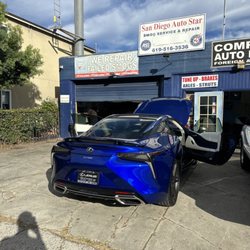 San Diego Auto Star - 2024 LC500 being smogged due to coming in from out of state!