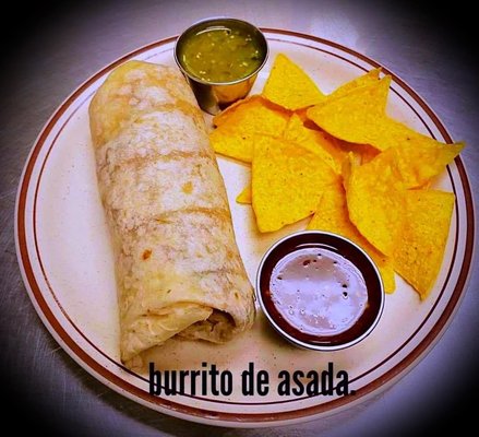 El Steak Burrito by null
